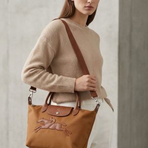 Longchamp Tote Bag with Carry Bag 