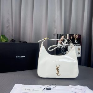 *PRODUCT NAME - YSLE GLOSSY HOBO SHOULDER BAG *