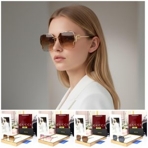 GUCCIS  WOMENS OVERSIZE RIMLESS