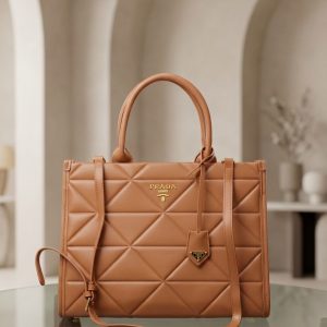 Pradas Leather Tote Bag
